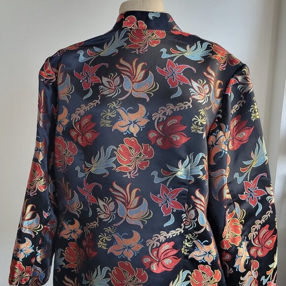 Handmade Asian Oriental Silk Blend Women’s Jacket (Size: Small to Medium) - Picture 3 of 16
